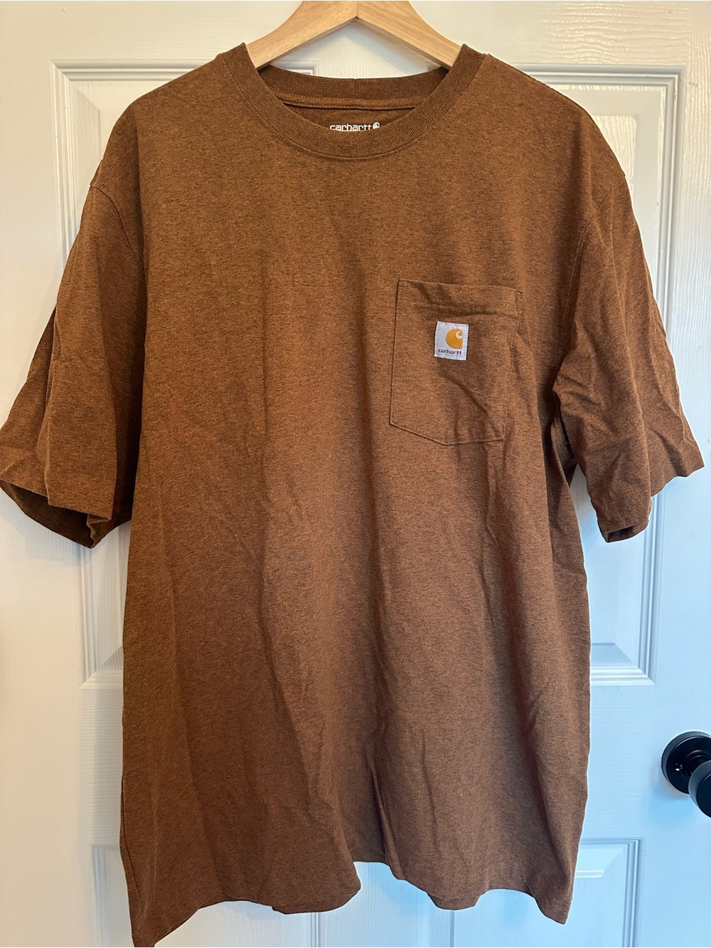 Carhartt Brown Short-Sleeve Pocket T-Shirt
